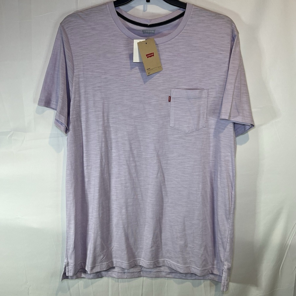 NWT Size 2XL Levi's Men's Classic Pocket Tee Shirt Top Purple‎ Lavender T-shirt